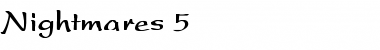 Download Nightmares 5 Font Download Nightmares 5 Font