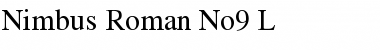 Nimbus Roman No9 L Font