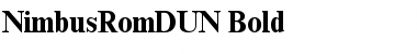 NimbusRomDUN Font