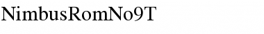 NimbusRomNo9T Regular Font