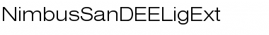 NimbusSanDEELigExt Font