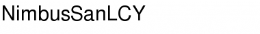 NimbusSanLCY Regular Font