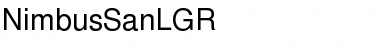 NimbusSanLGR Font