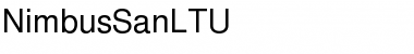 NimbusSanLTU Font