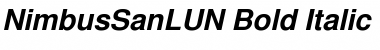 Download NimbusSanLUN Font