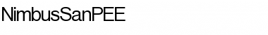 NimbusSanPEE Font