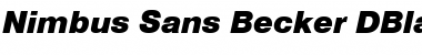 Nimbus Sans Becker DBla Font