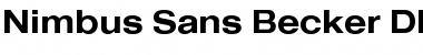 Nimbus Sans Becker DExt Bold Font