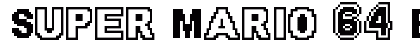 Super Mario 64 Beta Font Regular preview