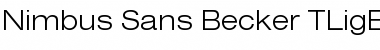 Nimbus Sans Becker TLigExt Font