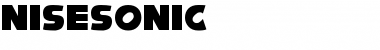 NiseSonic Regular Font