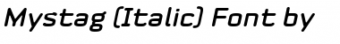 Mystag Italic Font