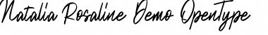 Download Natalia Rosaline Demo Font