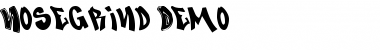 Download Nosegrind Demo Font Download Nosegrind Demo Font