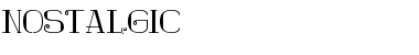 Download Nostalgic Font Download Nostalgic Font