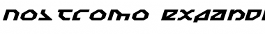 Nostromo Expanded Italic Font