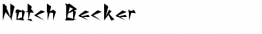 Download Notch Becker Font Download Notch Becker Font