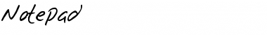Download Notepad Font Download Notepad Font