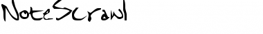 Download NoteScrawl Font Download NoteScrawl Font