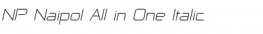 NP Naipol All in One Italic Font