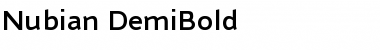 Download Nubian-DemiBold Font