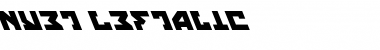 Nyet Leftalic Font