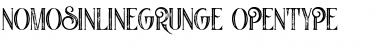 Nomos Inline Grunge Font