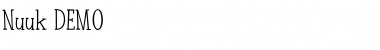 Download Nuuk DEMO Font Download Nuuk DEMO Font