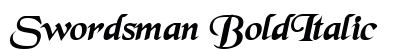 Swordsman BoldItalic Preview