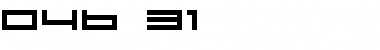 04b 31 Font