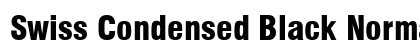 Swiss Condensed Black Normal preview