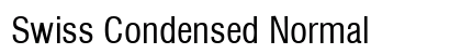 Swiss Condensed Normal preview