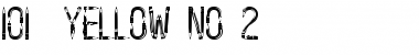 101! Yellow No.2 Font