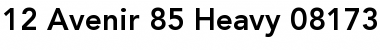 Avenir Regular Font Avenir Regular Font