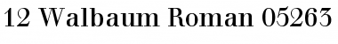 Walbaum Font