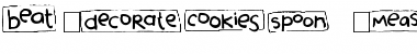 2Peas Blocks - Cooking Font