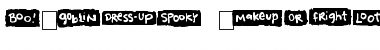 2Peas Blocks - Halloween Font