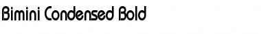 Bimini Condensed Bold Font