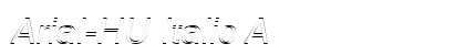 Arial-HU Italic A Font Arial-HU Italic A Font Preview