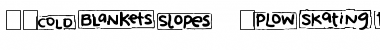 2Peas Blocks - Winter Font