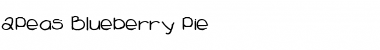 2Peas Blueberry Pie Font