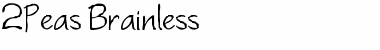 Download 2Peas Brainless Font