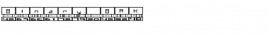 Binary BRK Regular Font