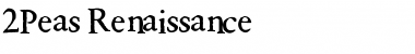 2Peas Renaissance Font