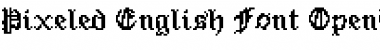 Download Pixeled English Font Font