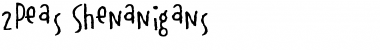 Download 2Peas Shenanigans Font