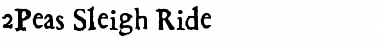 Download 2Peas Sleigh Ride Font