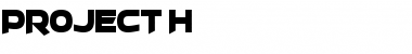 Download Project H Font