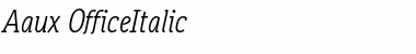 Download Aaux OfficeItalic Font Download Aaux OfficeItalic Font