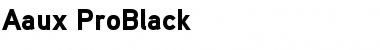 Aaux ProBlack Regular Font